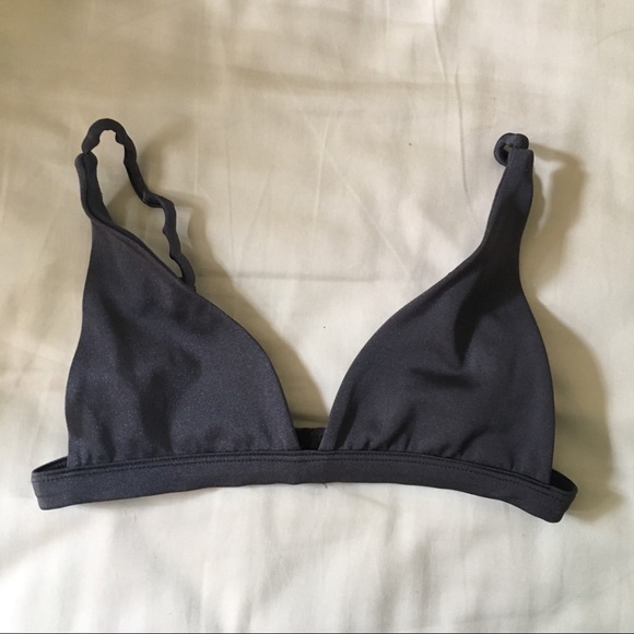 Fae Swim Other - Fae Swim Grey Triangle Bikini Top